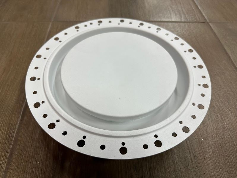 РЭД-ЛУК-SIR-D дизайнерский потолочный диффузор скрытого монтажа без видимого фланца secret белый 160