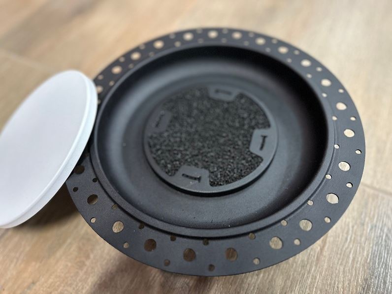 РЭД-ЛУК-SIR-D дизайнерский потолочный диффузор скрытого монтажа без видимого фланца secret белый 160