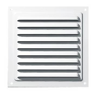 Решетка металлическая белая ERA 2020МЭ 200х200мм