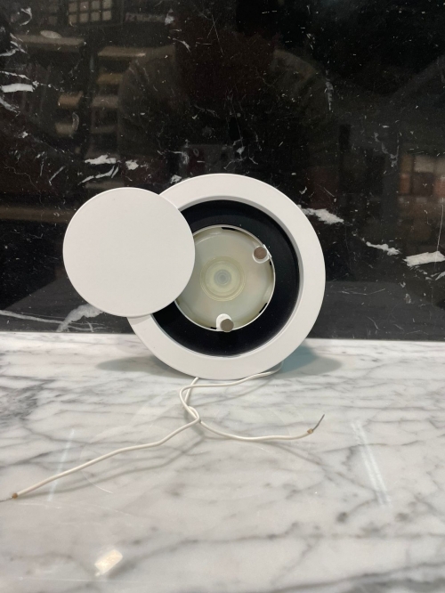 Диффузор на магнитах с вентилятором для потолков ТД100 черно-белый 100 мм