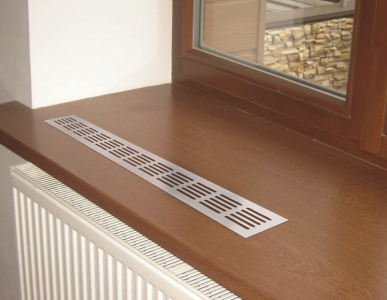 Вентиляционная решетка Благовест 100x500, белая