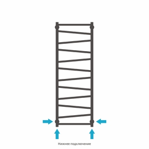 Полотенцесушитель водяной Сунержа Сирокко 1200x400